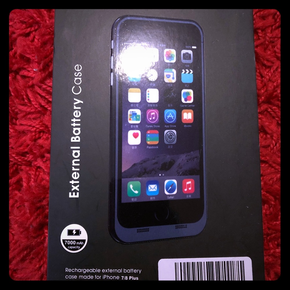 External Battery Case Iphone 6s+, 7+, 8+